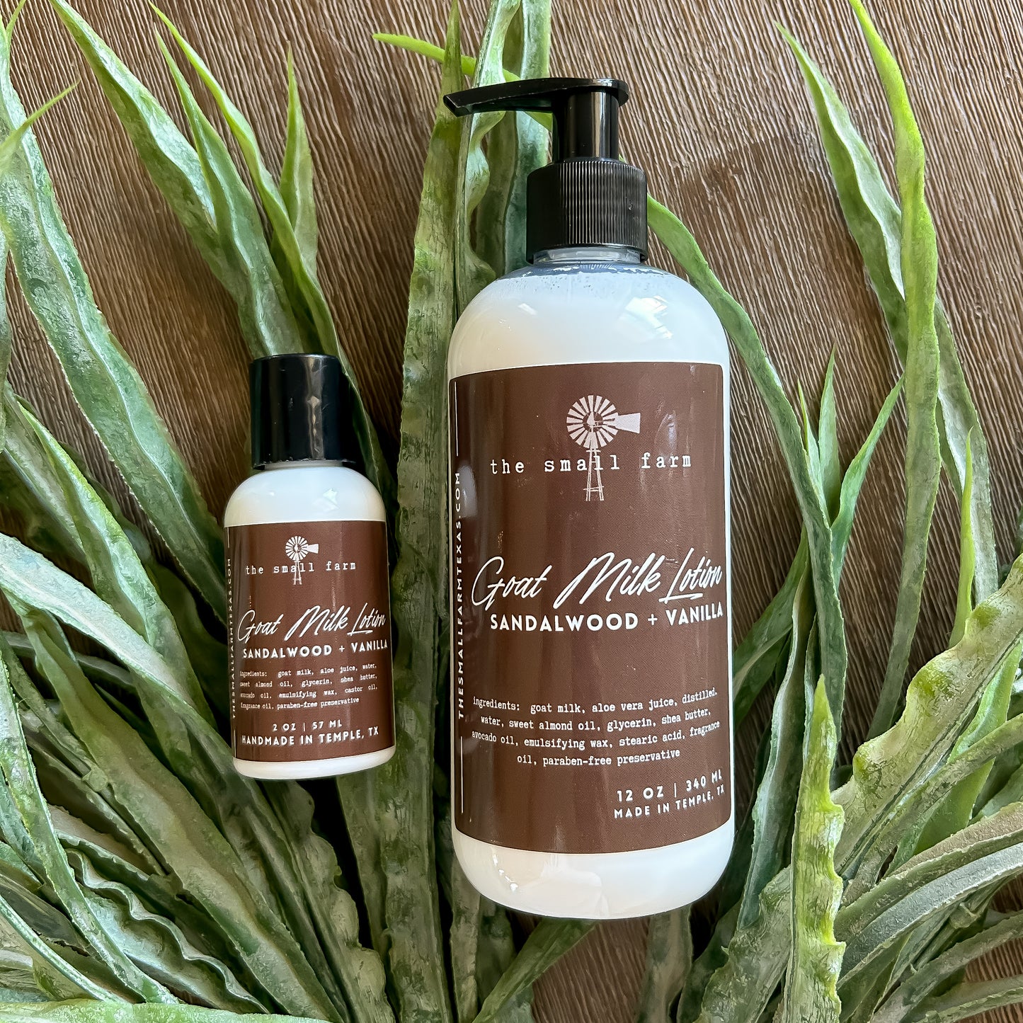 Goat Milk Lotion: Sandalwood + Vanilla