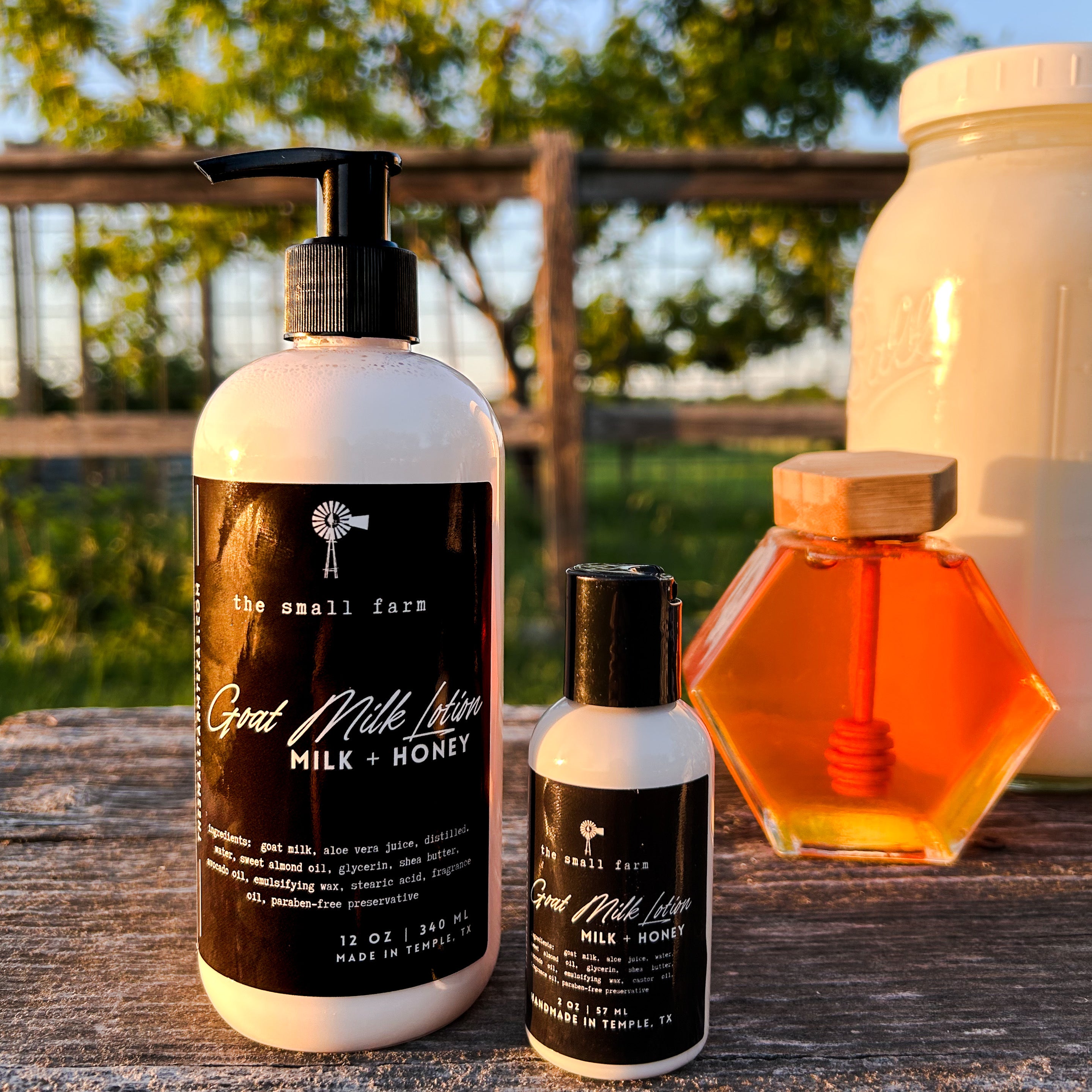 Goat Milk Lotion: Milk + Honey – The Small Farm Texas